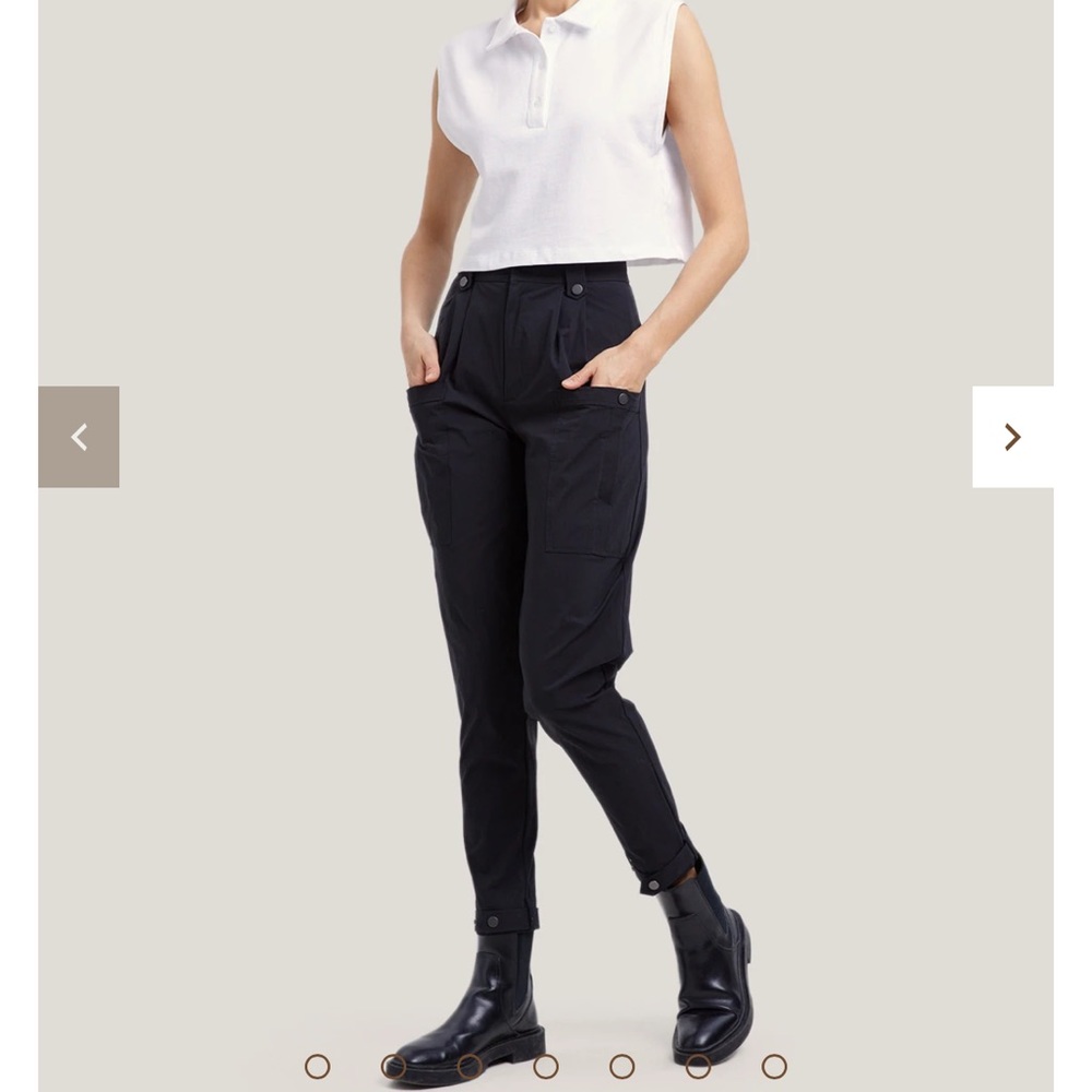 Gentle Herd Pocket Taper Cotton-Blend Ankle Pants NWT